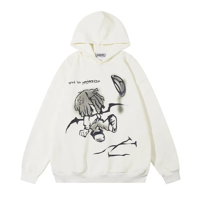 Y2K Women's Men's Hoodies Clothing Long Sleeve Pullover Sweatshirt Streewear Oversize hi-pop vintage hoodies kpop kpop dance