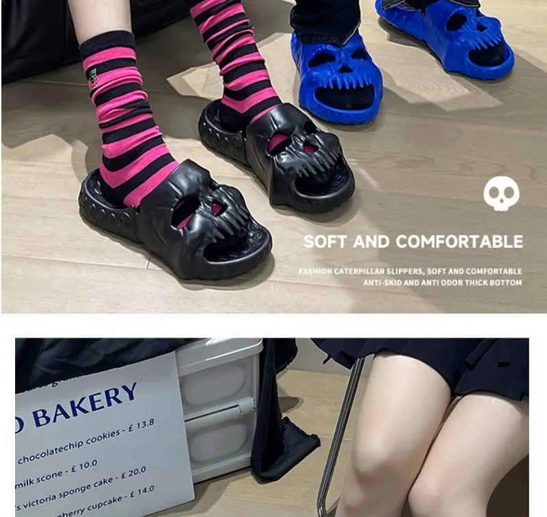 Unisex EVA Skull Sandals - true-deals-club