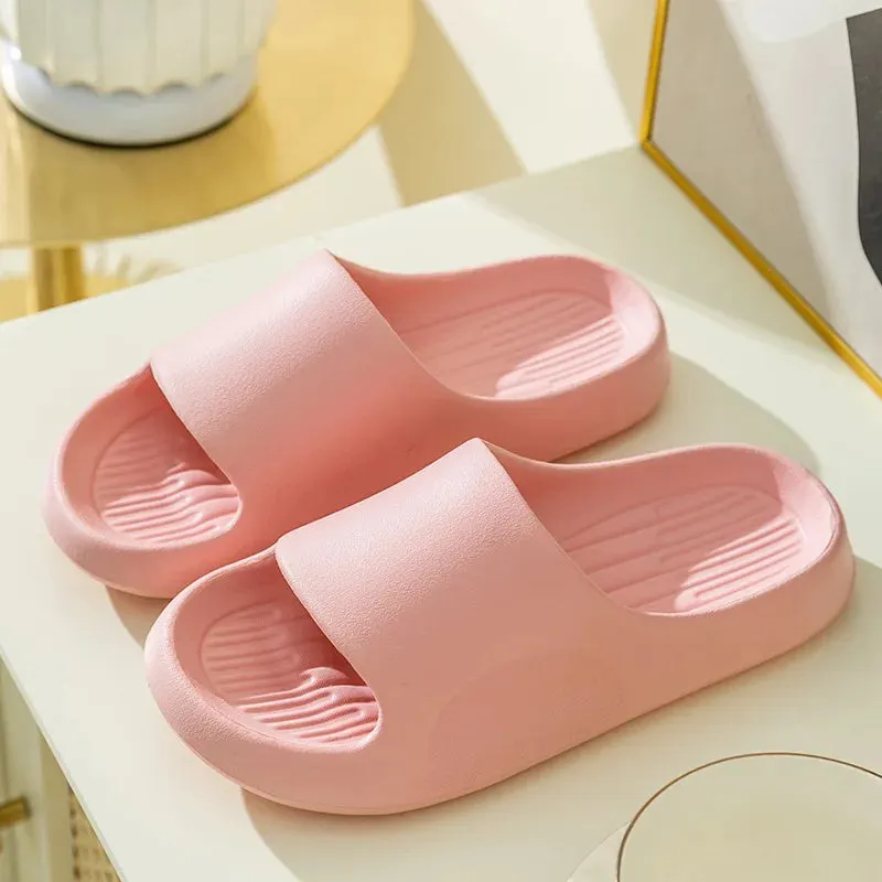 Big and Tall Slippers Comfy Unisex Flat Sandals for Indoor Relaxation Maxct