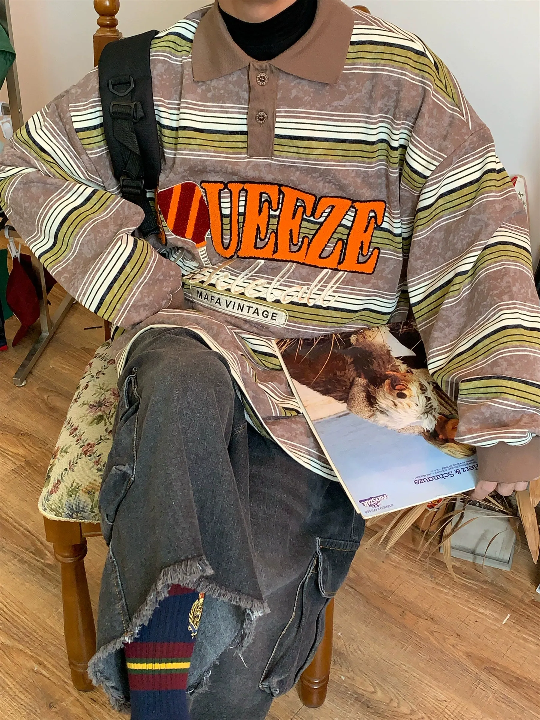 c2 "Squeeze" Oversized Shirt Maxct