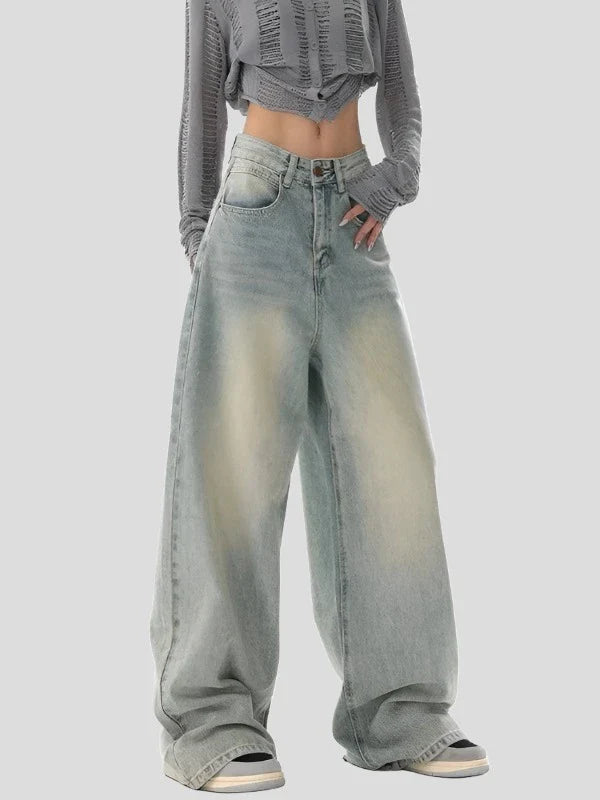 High Waisted Baggy Jeans Bliss for Women Maxct