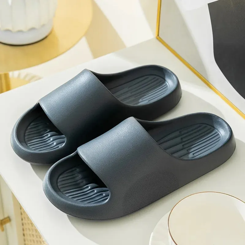 Big and Tall Slippers Comfy Unisex Flat Sandals for Indoor Relaxation Maxct