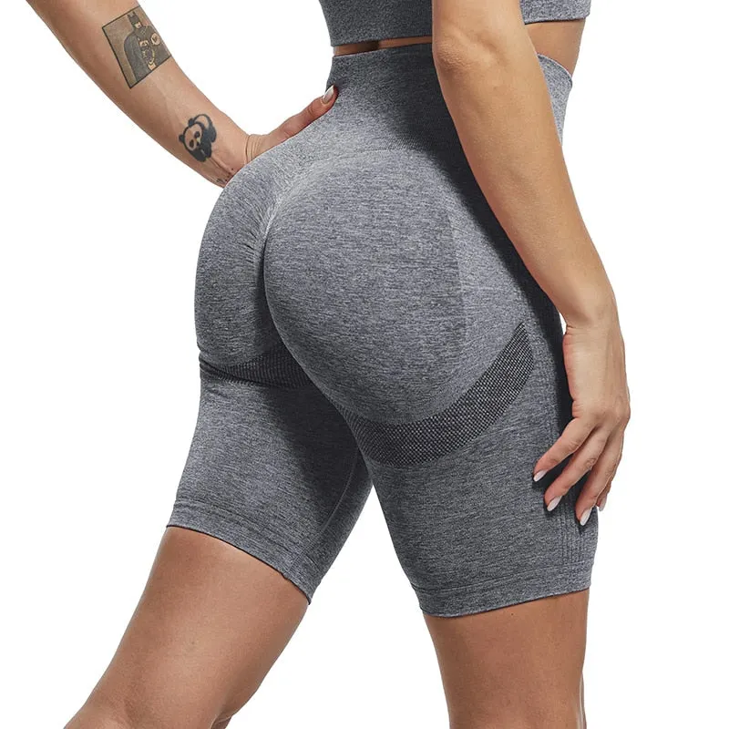 High Waisted Fitness Shorts for Women Maxct