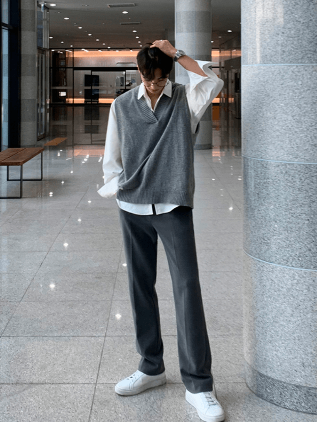 Maxct [Mrcyc] V-Neck Sweater Vest Na520