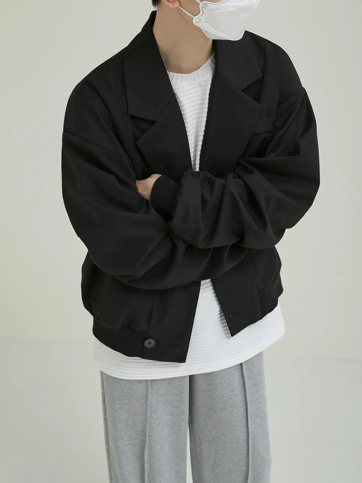 Maxct Suit Collar Short Jacket