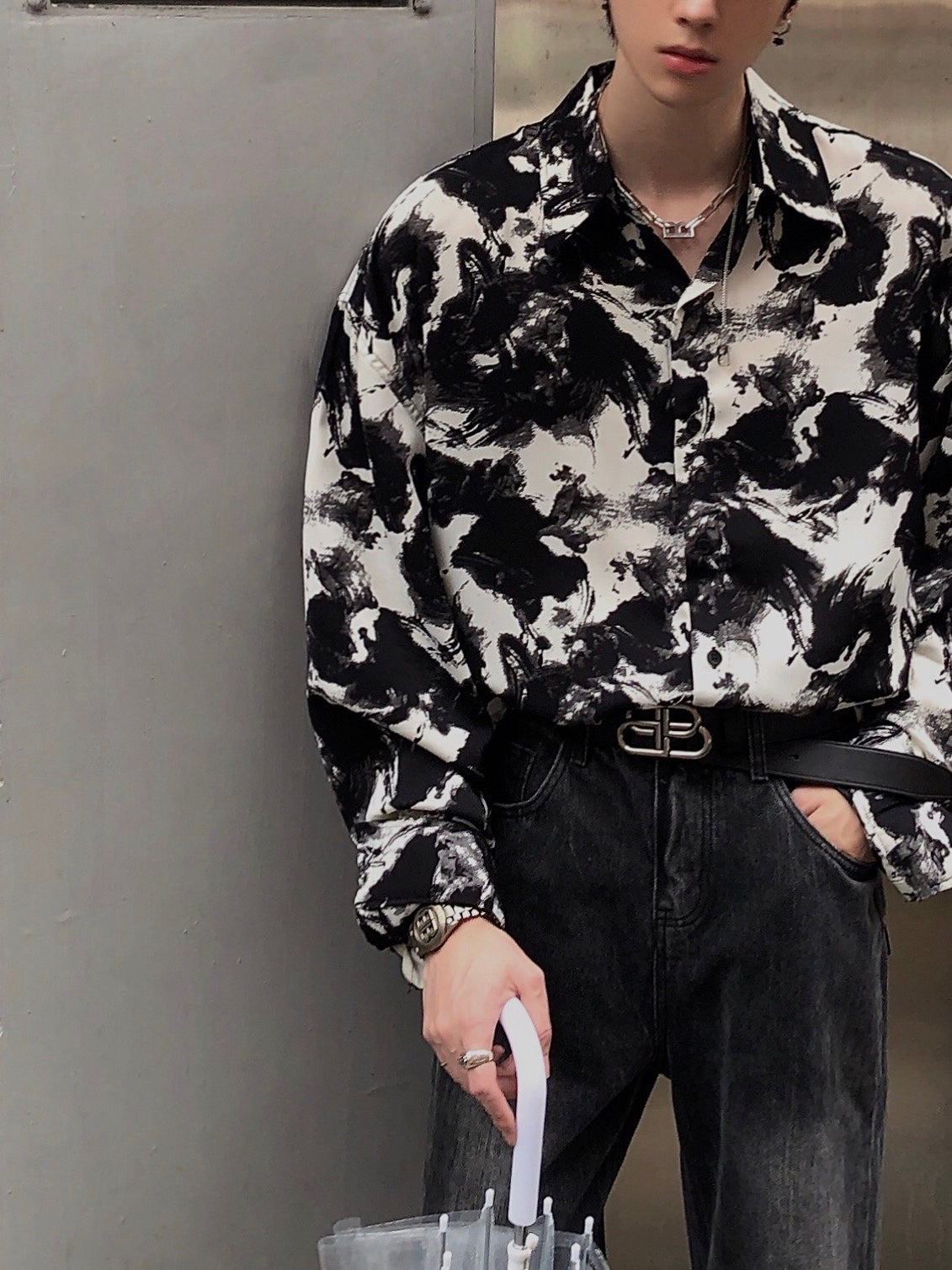 JM Ink Smudged Shirt Maxct