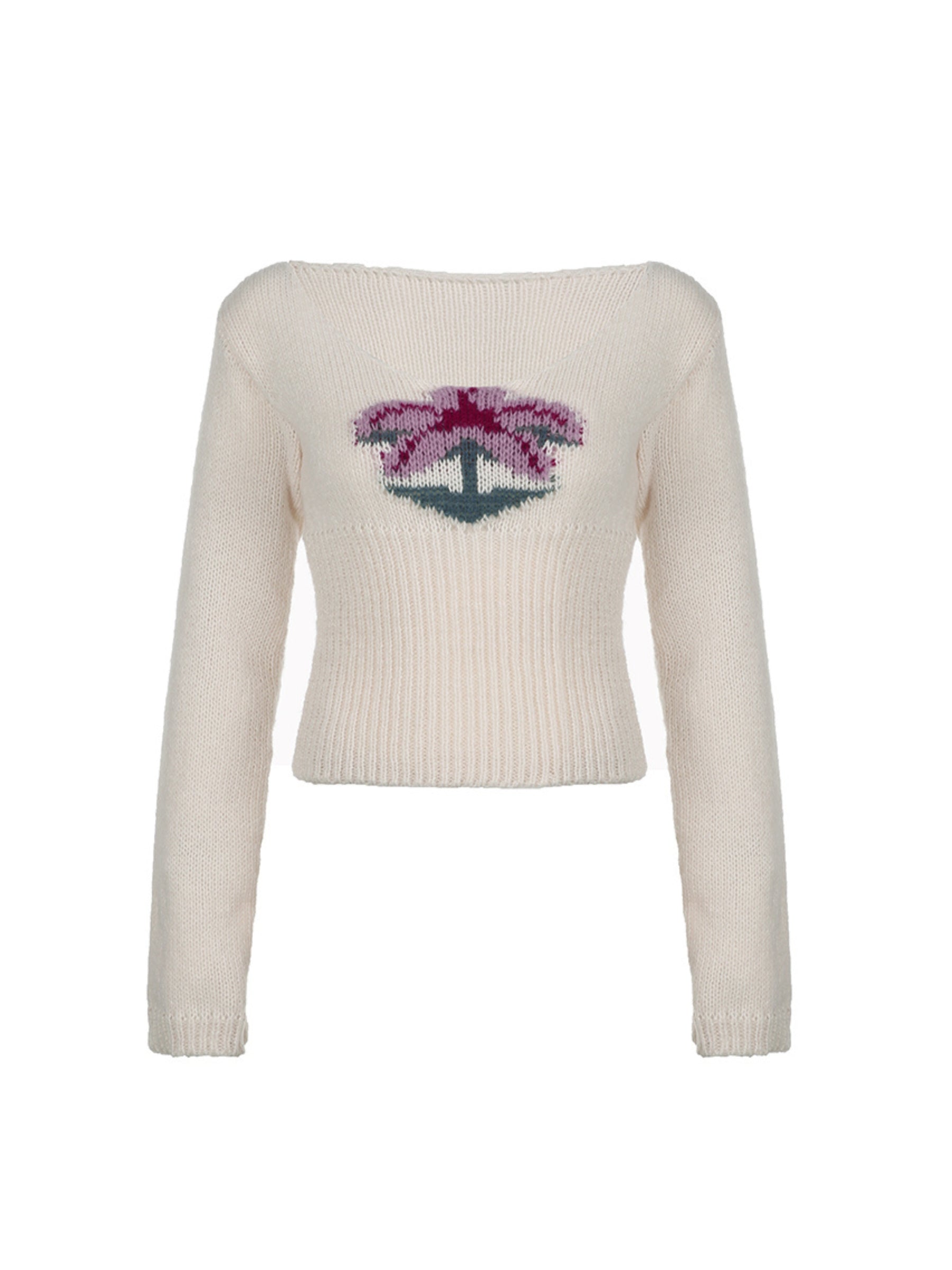 Maxct Tara Palm Knit Sweater