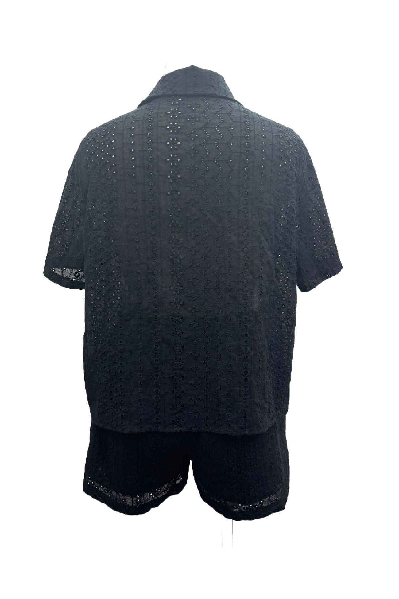Maxct Jacquard Hollow Out Shirt Suits