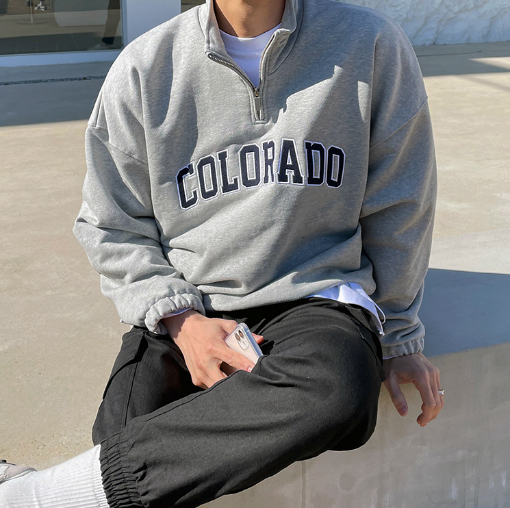 Maxct 4100 Half Zip-Up Colorado Turtleneck Sweater