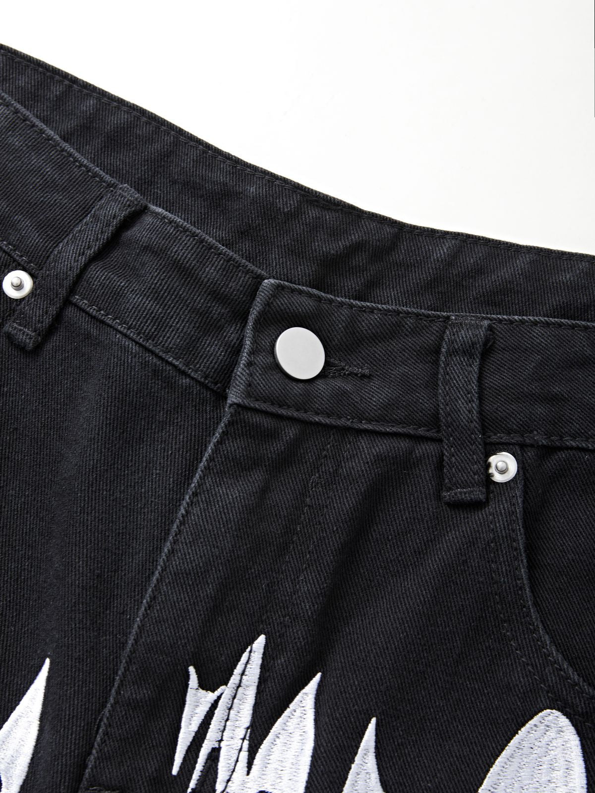 Men's Washed Revenge Straight Leg Jeans Maxct