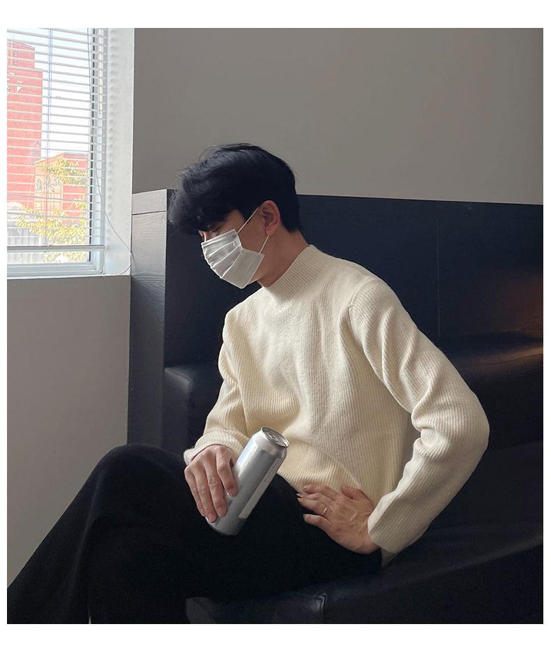 Maxct Stand Collar Bottoming Sweater