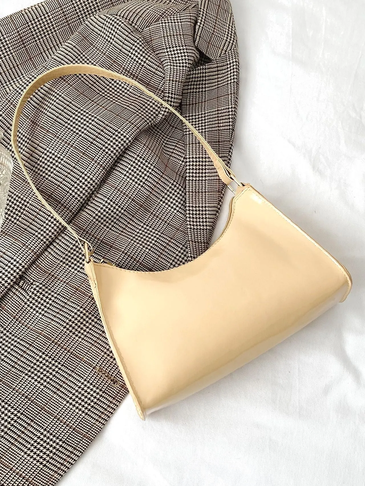 Bag For Love - Artificial Patent Leather Square Bag  - Women Maxct Bags