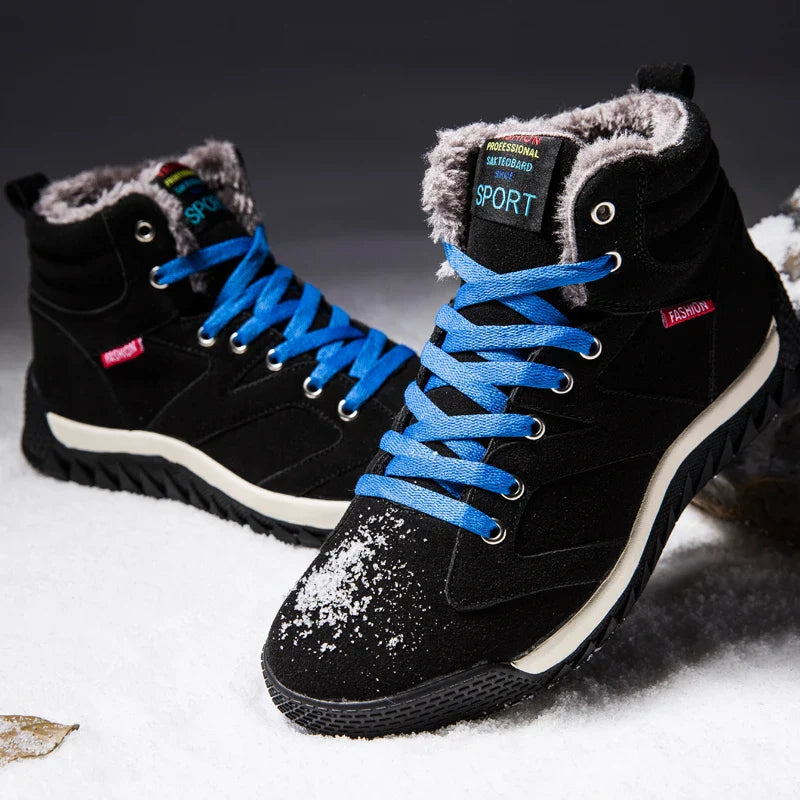 Cozy Winter Men's Snow & Hiking Boots Plush, Non-slip Maxct
