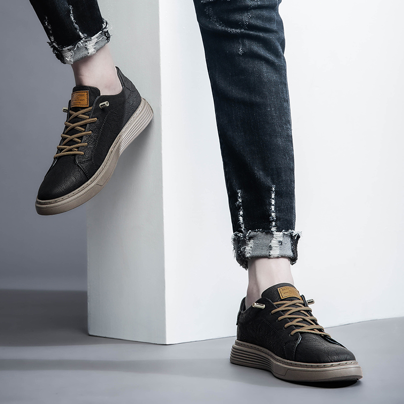 Men's Leather Oxford Shoes - true deals club