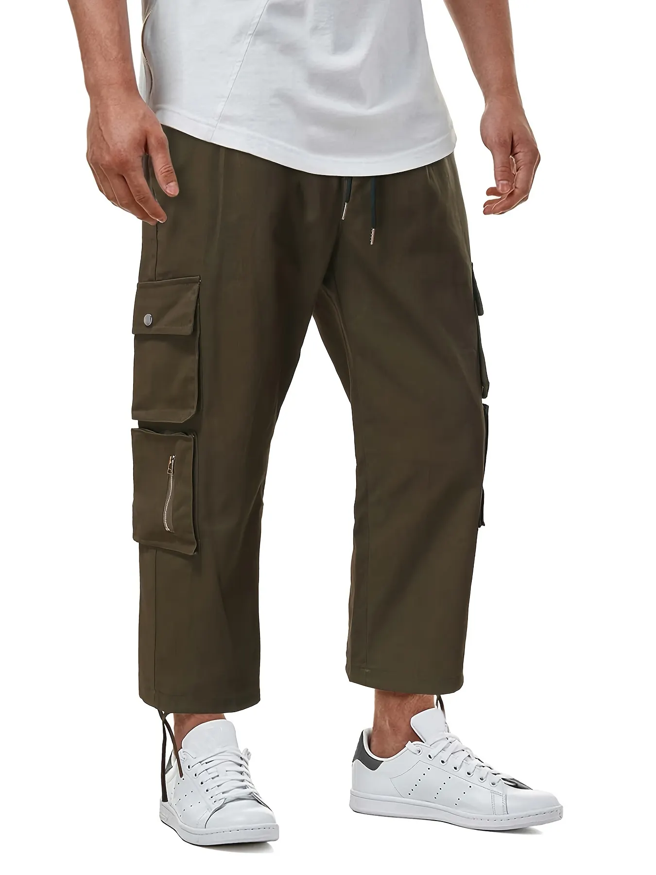 Men's Casual Zipper Pockets Cargo Pants For All Seasons