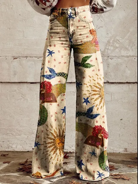 Maxct fall fits Link Twill Flared Pants plus