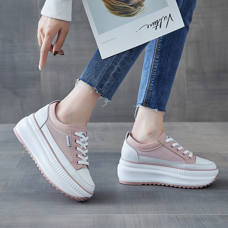 8cm Mesh Hollow Shoes for Women - true-deals-club