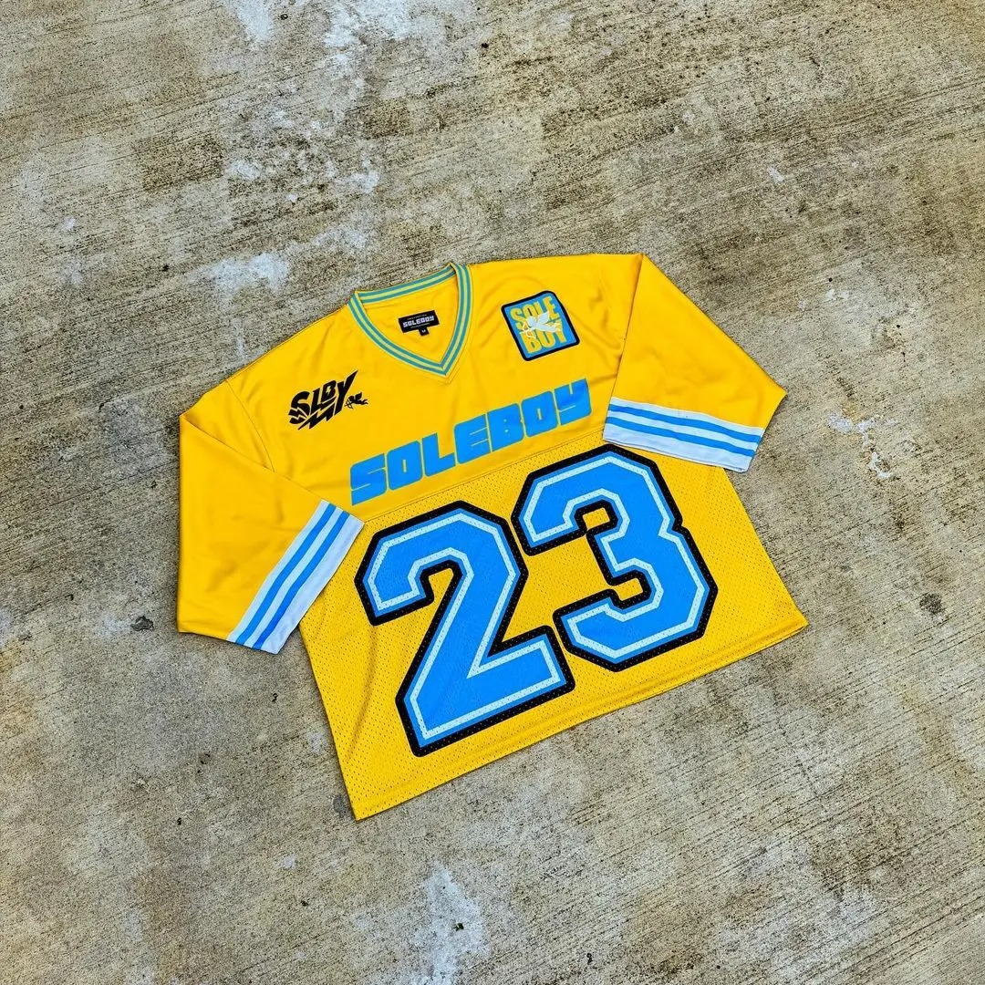 Maxct 2024 New Men's Loose V-neck Sports T-shirt Y2K Hip Hop Street Print Short Sleeve Men