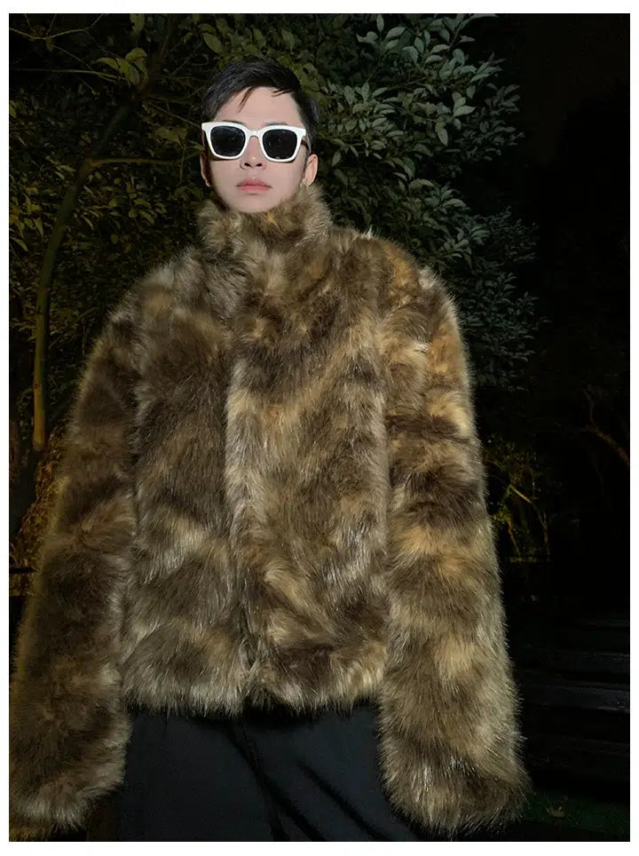 Maxct Faux Fur Mink Coat