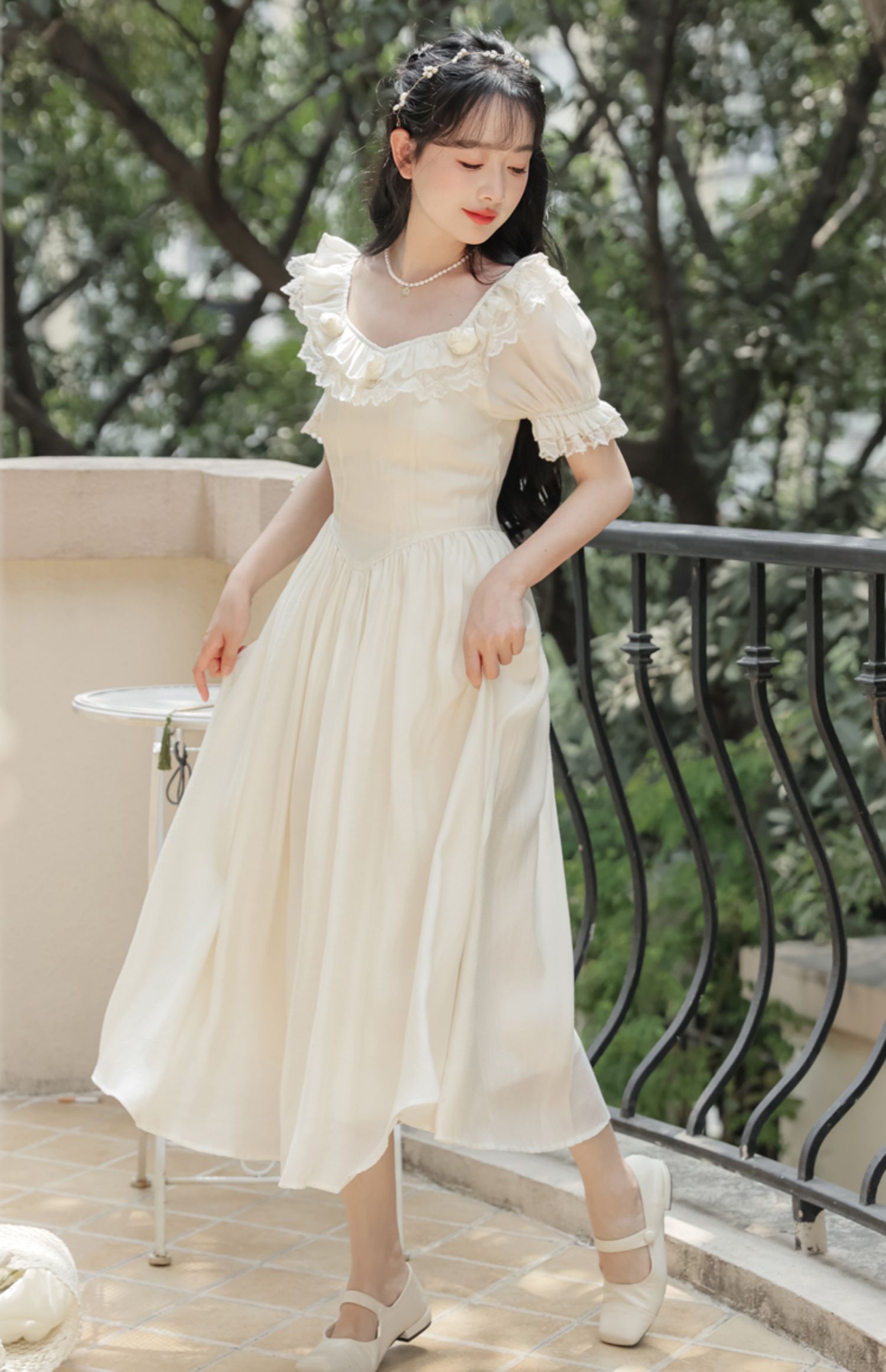 Blanc Rose Midi Dress Maxct