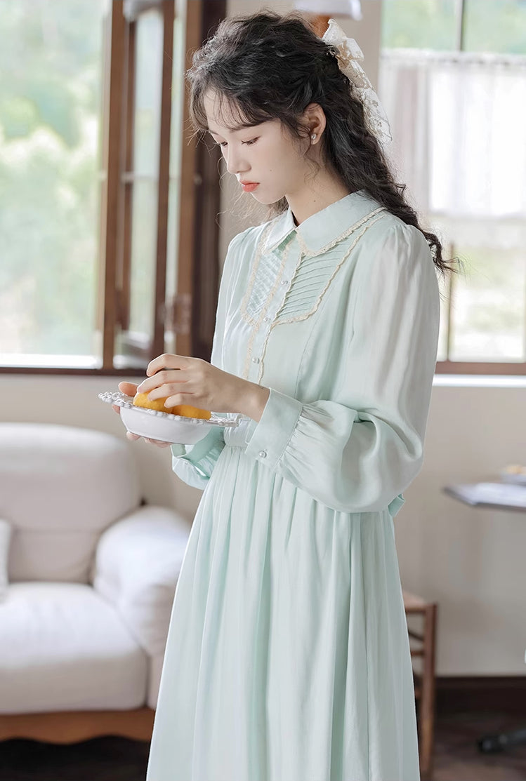 Sunday Tea Long Sleeve Midi Dress Maxct