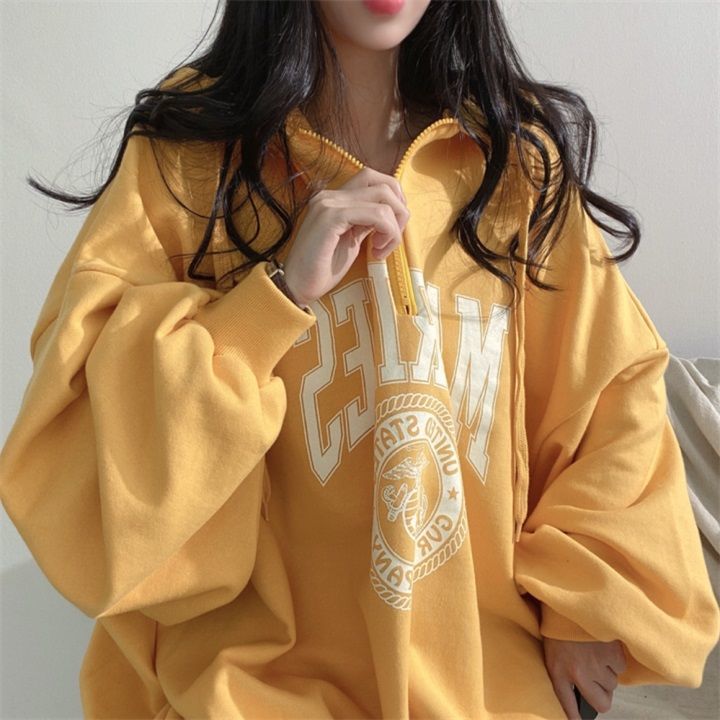 Marines Print Hoodie Baggy Pullovers Women's Sweatshirt - true deals club