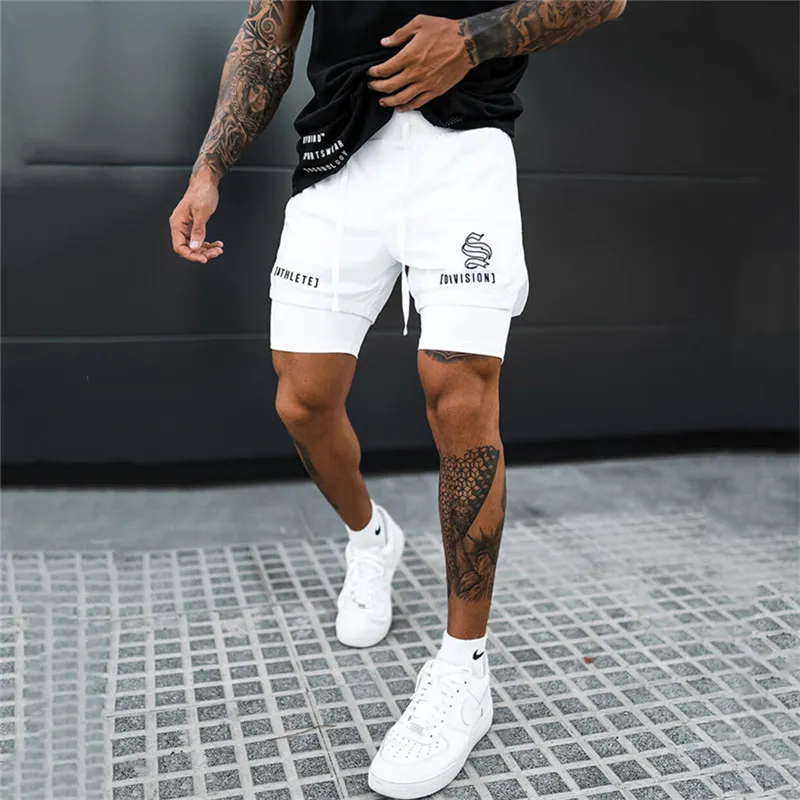2-in-1 Running and Gym Shorts for Men: Quick Dry Fitness - true deals club
