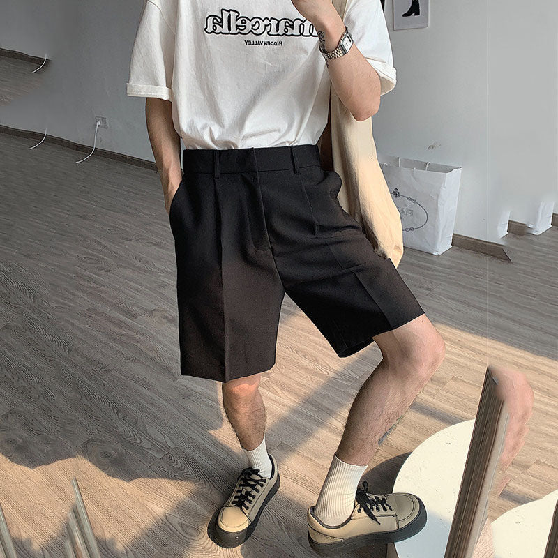 Maxct Five Points Casual Straight Shorts