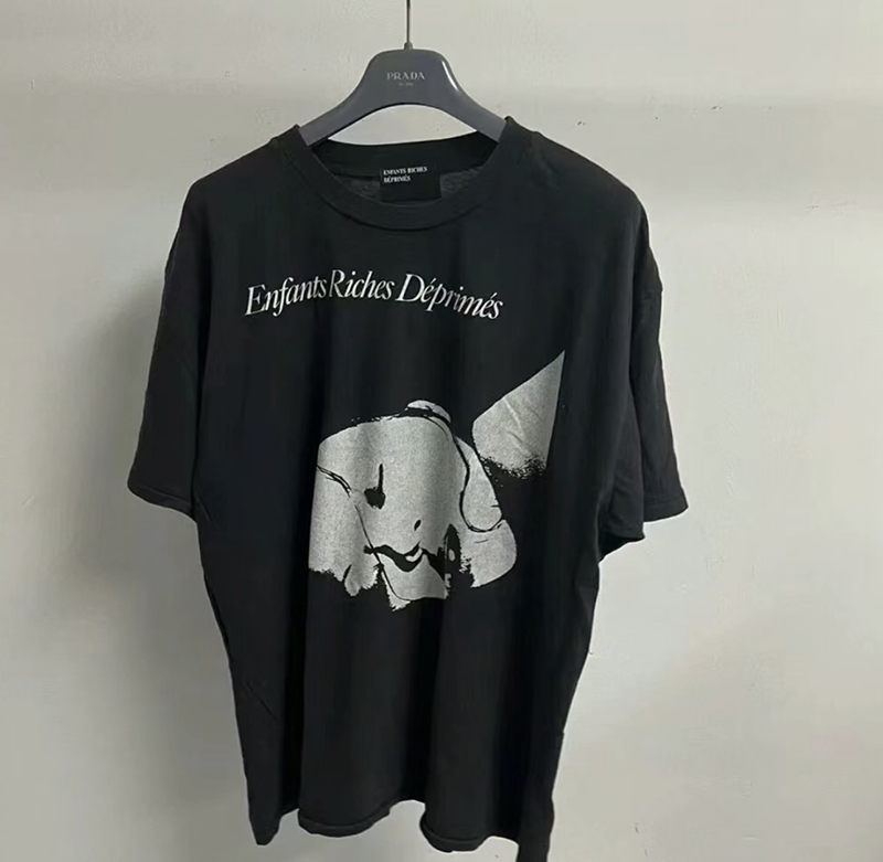 90s Streetwear Enfants Riches Dprimes Round Neck Vintage Tee Street Fashion Summer Cotton Loose Men Graphic T Shirts Pro Choice
