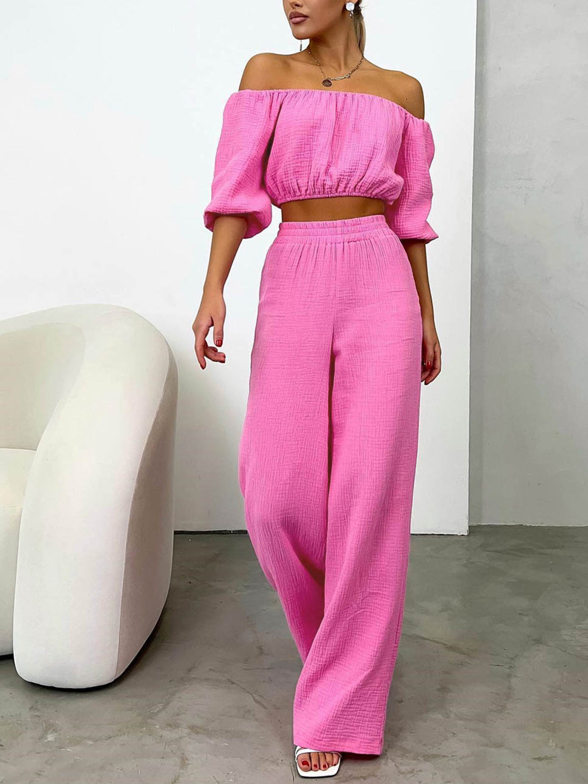 Maxct Cotton Blends Pants Set