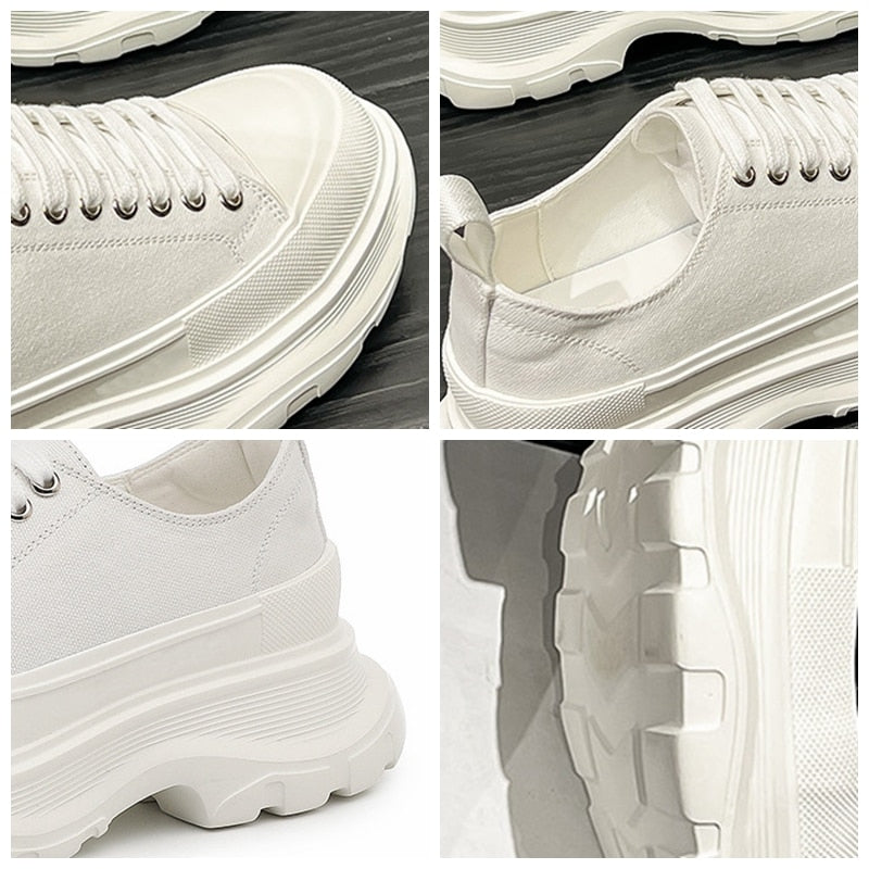 Chunky Canvas Sneakers for Women Maxct