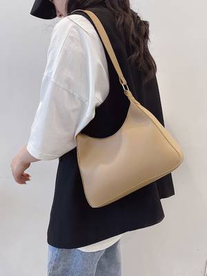 Bag For Love - Minimalist Textured Baguette Bag - Women Maxct Bags