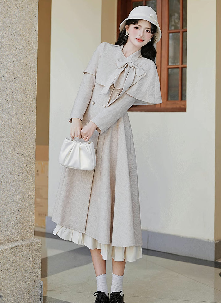 Darling Dearest Midi Dress & Capelet Maxct