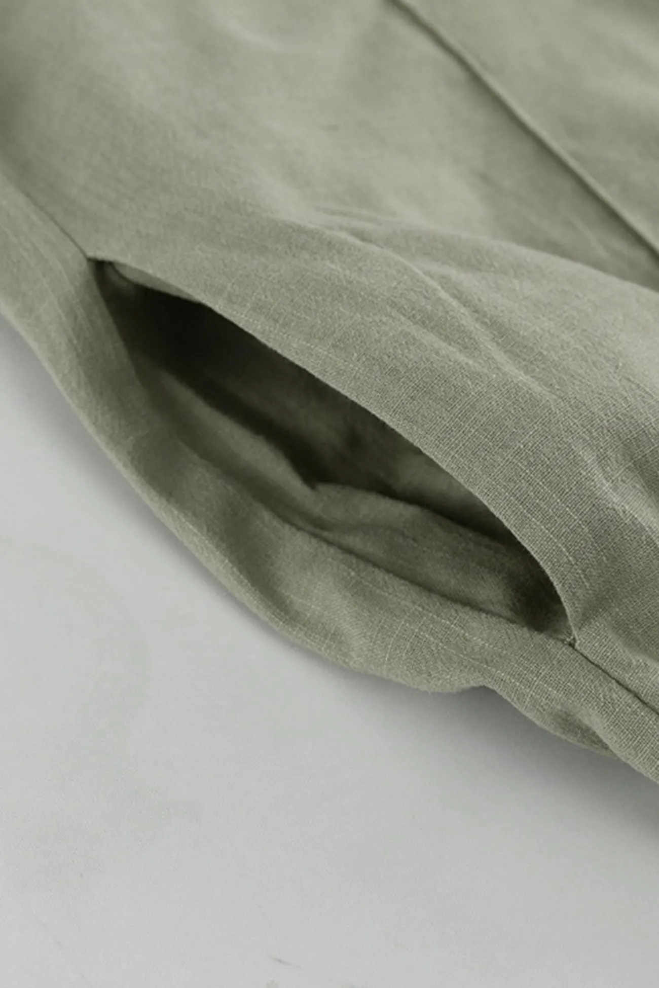Maxct Tie-front Long Sleeve Shirt Cotton Suits