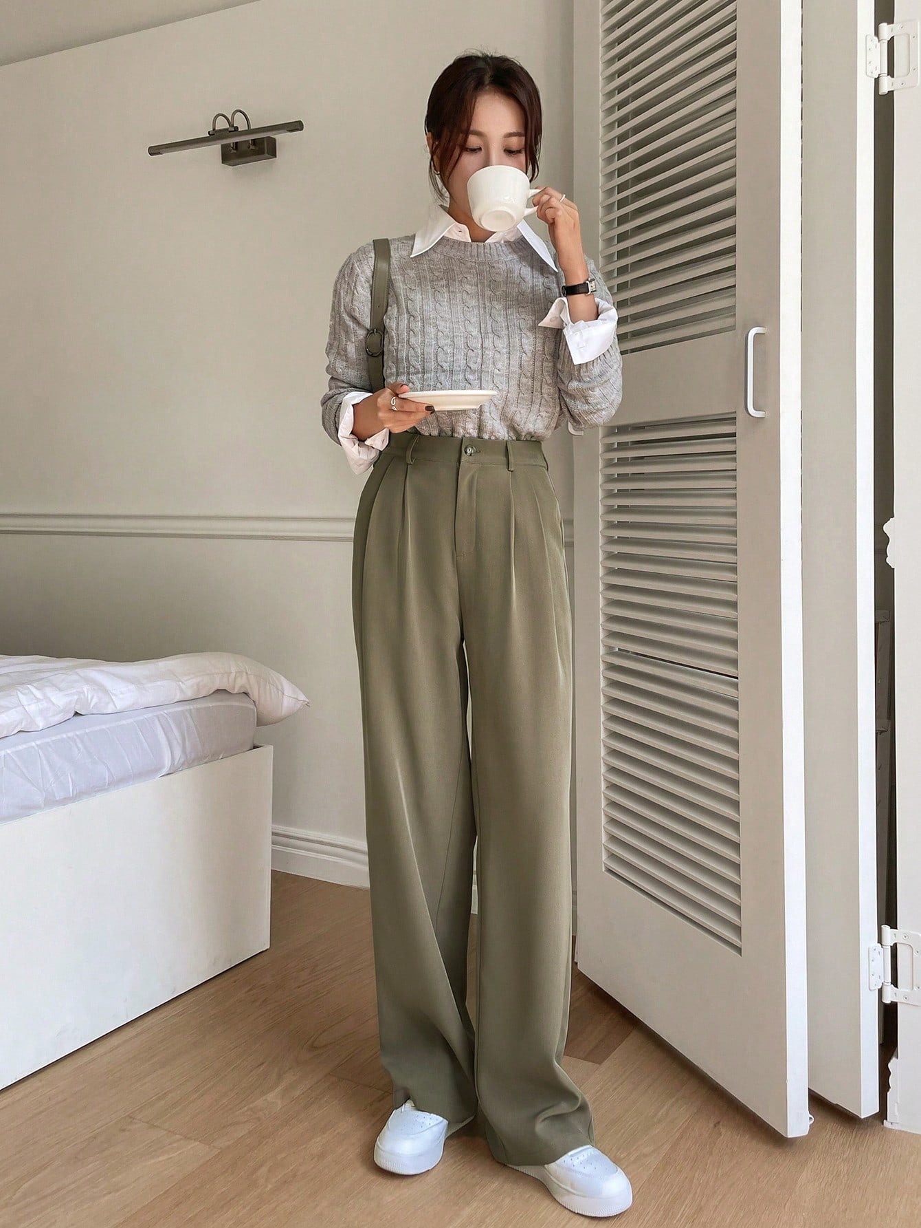 Maxct Plicated Detail Suit Pants