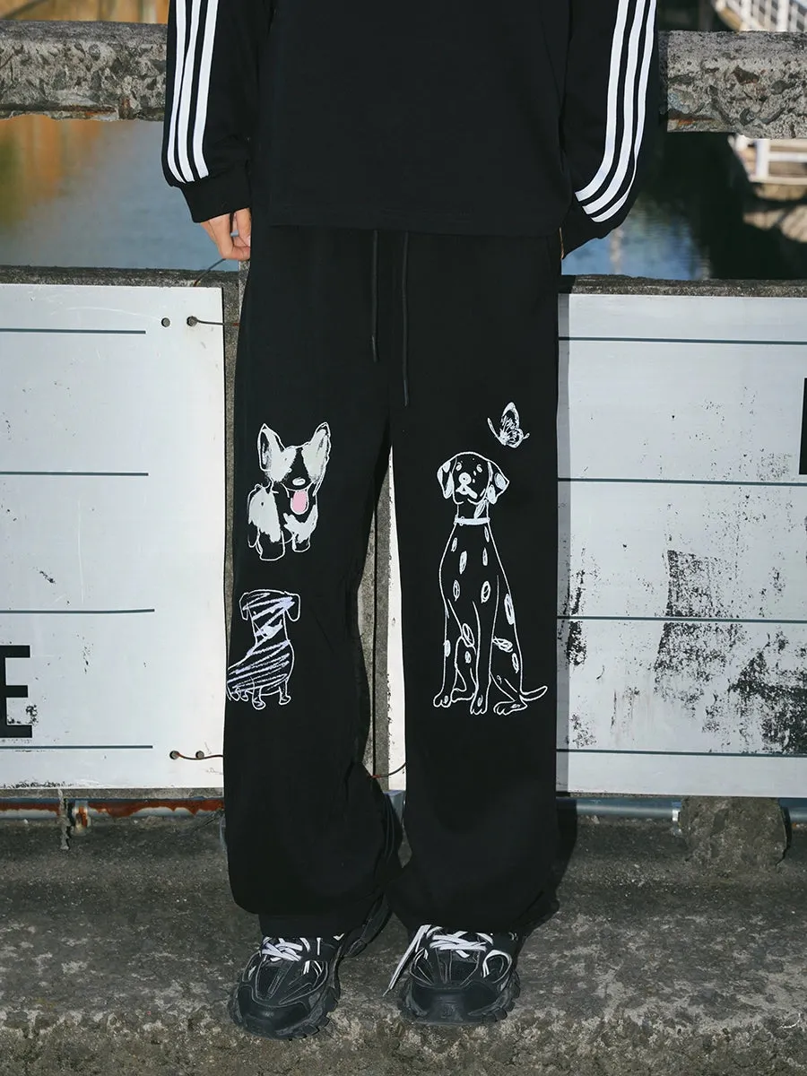 Manyston Dog Friends Pants Maxct