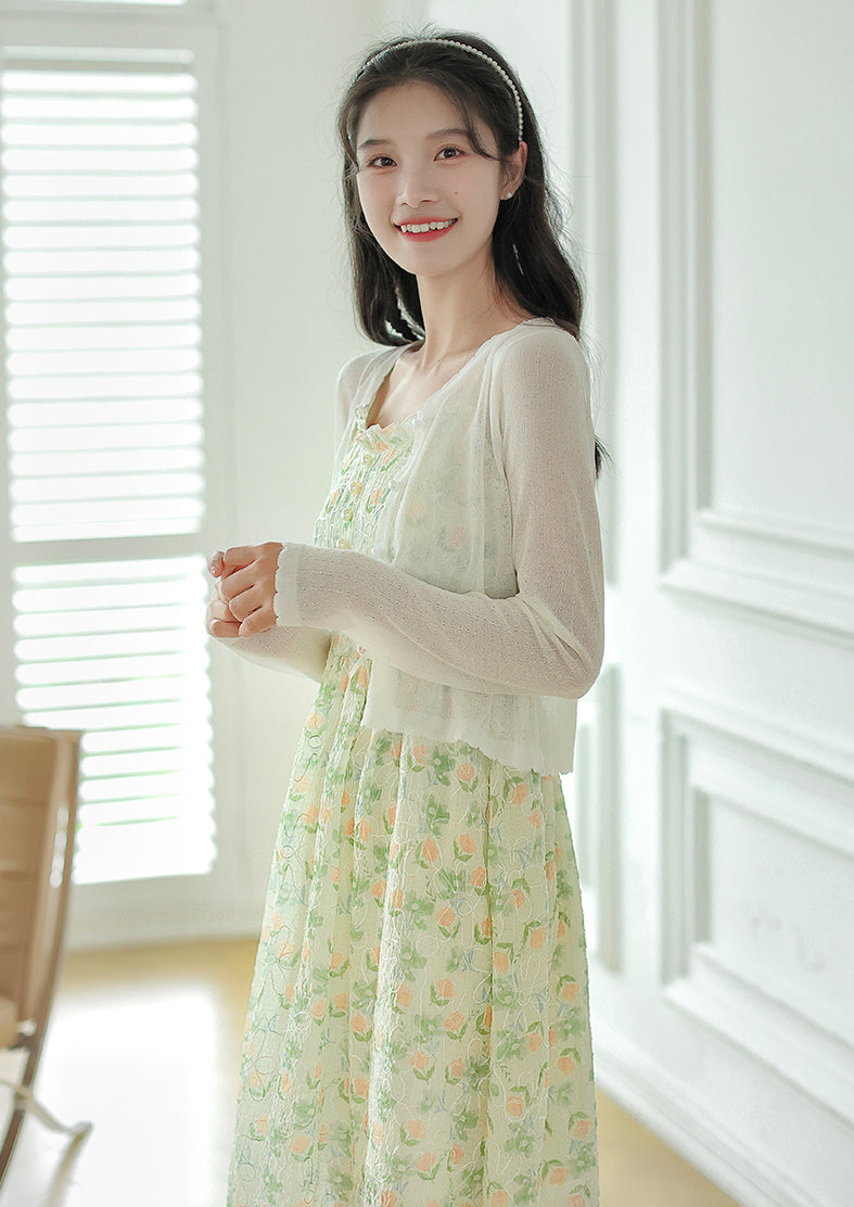 Watercolor Garden Cami Dress Maxct