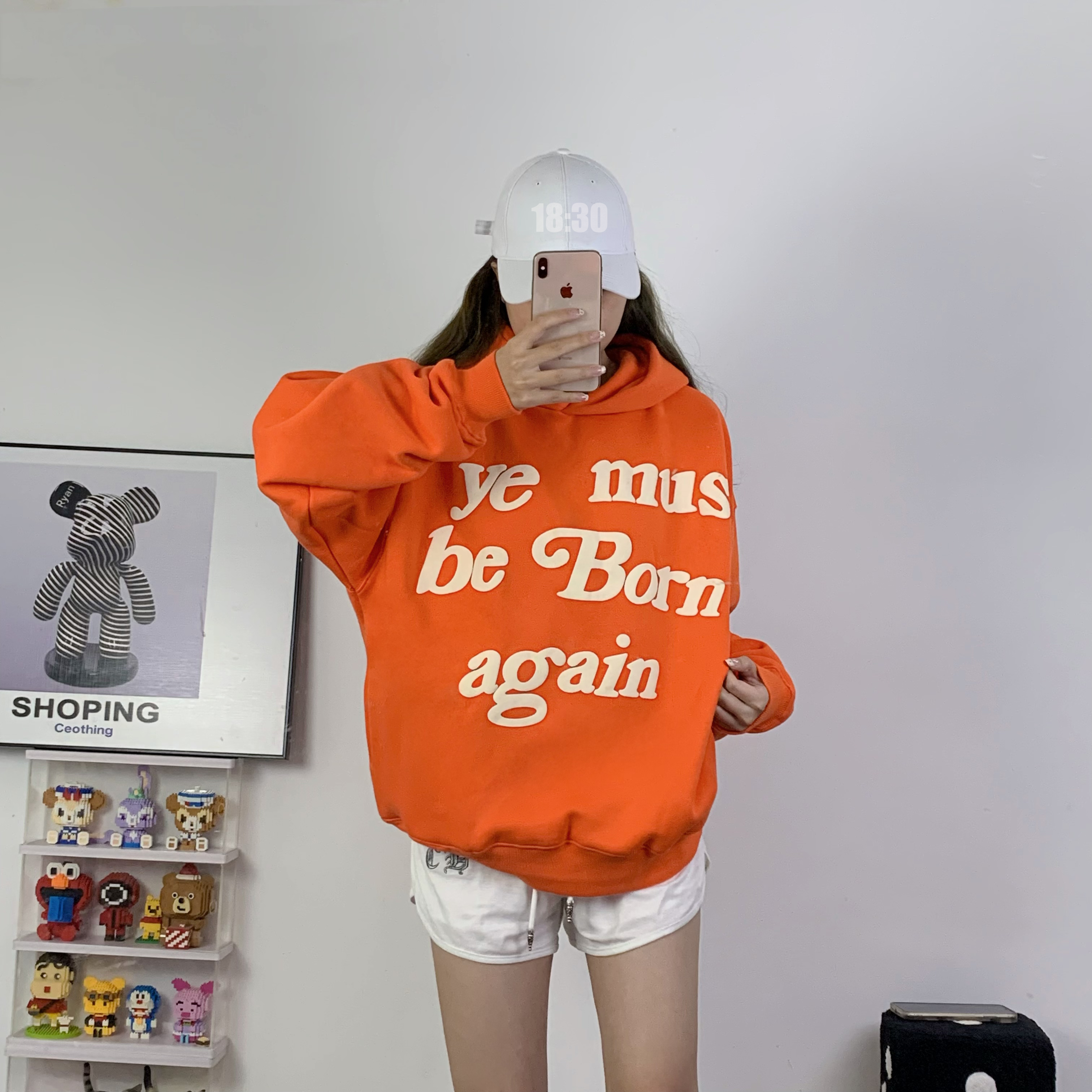 Kanye Hoodie - Ye Must Be Born Again Unisex Oversized
