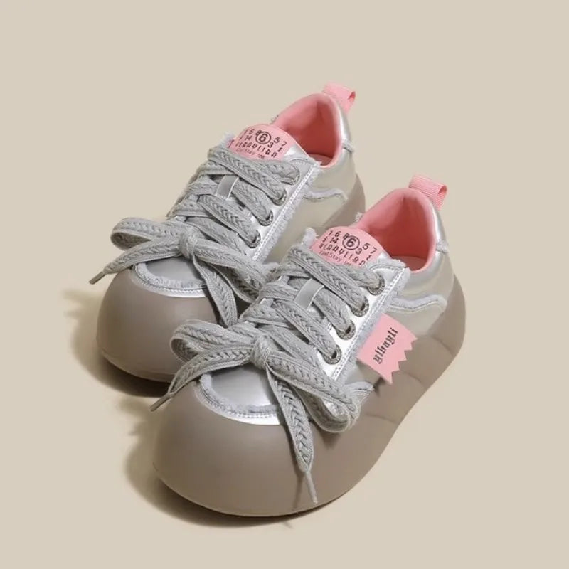 Cute Platform Sneakers for Women Maxct