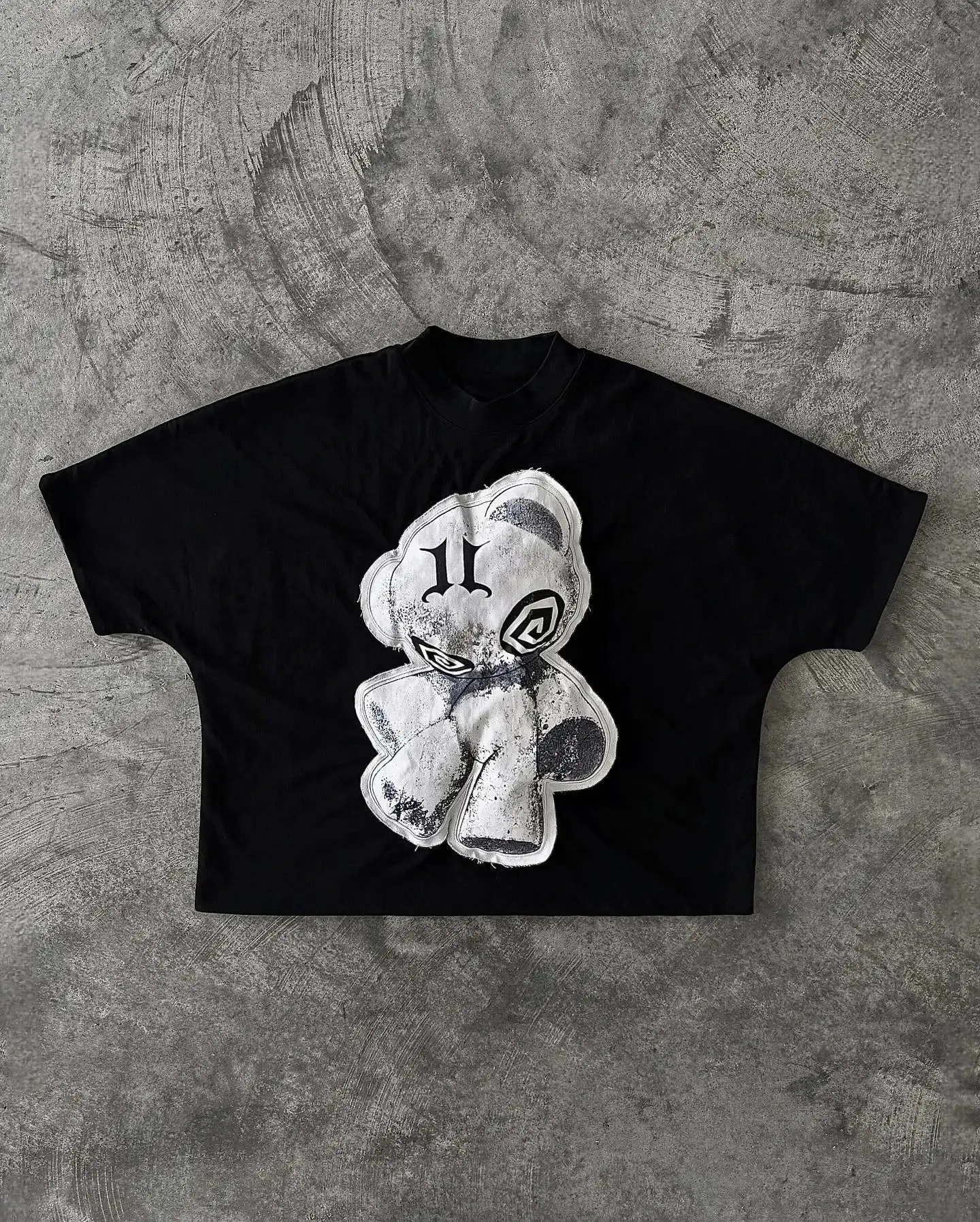 Maxct Y2K New T Shirt Tops Men Women Harajuku Hip Hop Graphic Print Oversized T Shirt Gothic Irregular Cotton Short Sleeve StreetWear