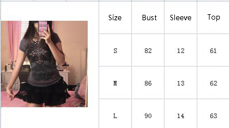 Harajuku Graphic Print Short Sleeve Tops Y2K Aesthetic Retro T-shirt Women Vintage Grunge Streetwear Summer Pullovers Tees