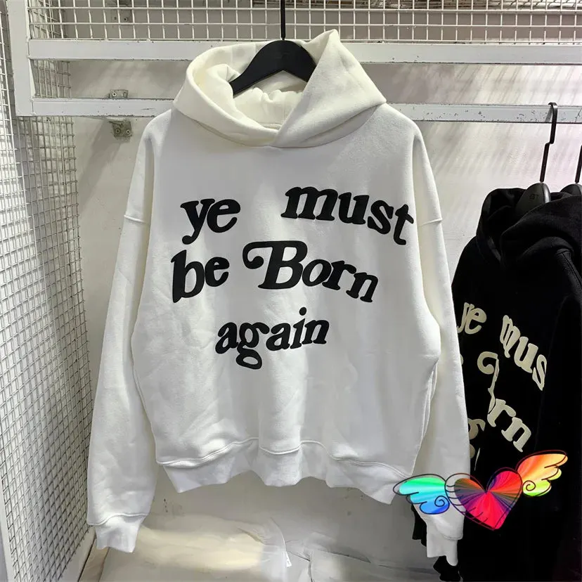 Kanye Hoodie - Ye Must Be Born Again Unisex Oversized Maxct