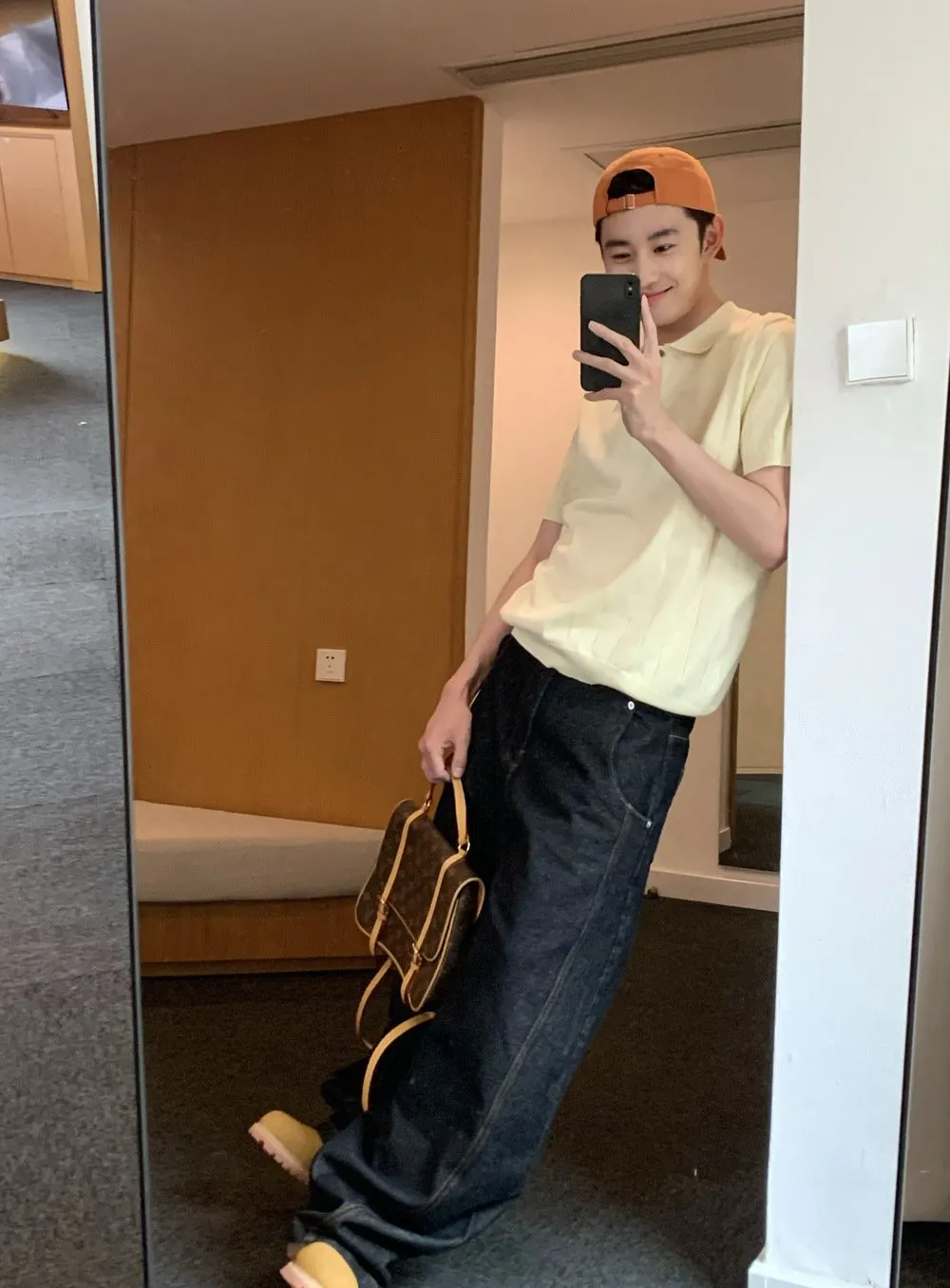 Maxct 90s Streetwear Korean Style Niche Lapel Polo Shirt Pit Button Design Short-sleeved T-shirt Men's Casual All-match Knitted Top