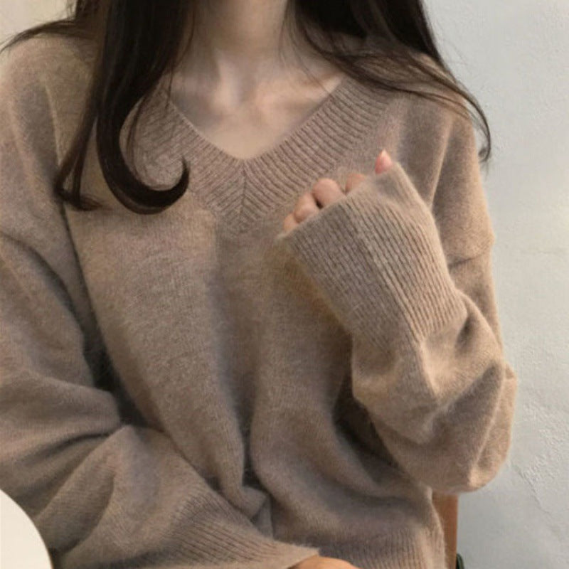 Maxct Dark Academia Oversized Sweater