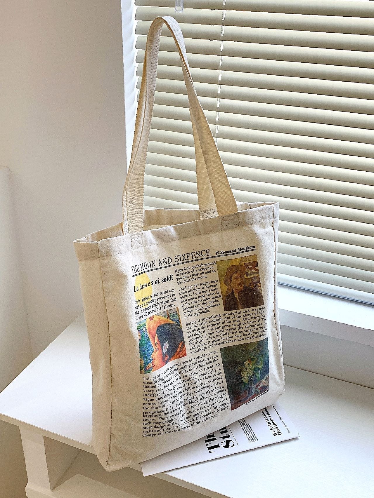 Maxct - Newspaper Pattern Tote bag  - Women Tote Bags