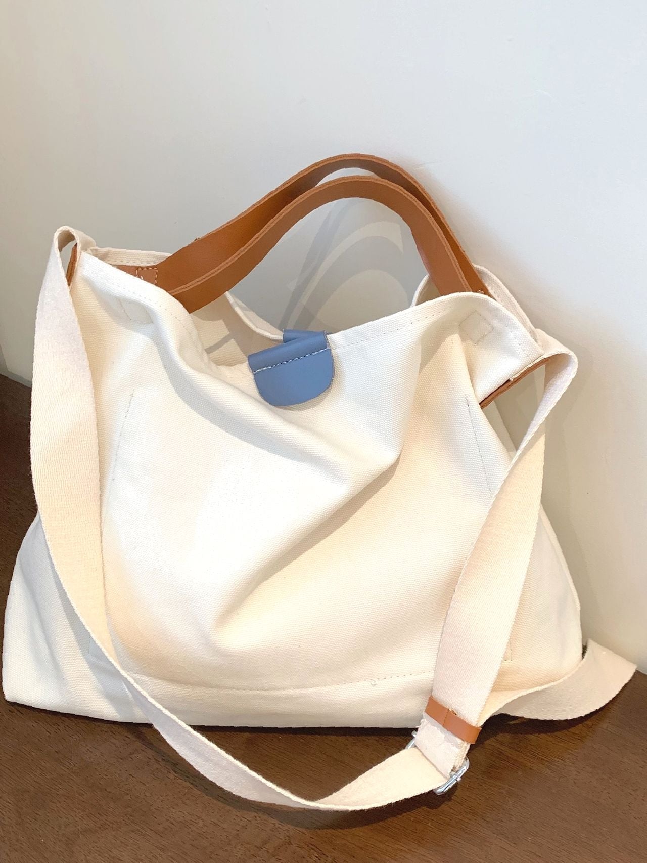 Maxct - Colorblock Top Handle Bag - Women Tote Bags