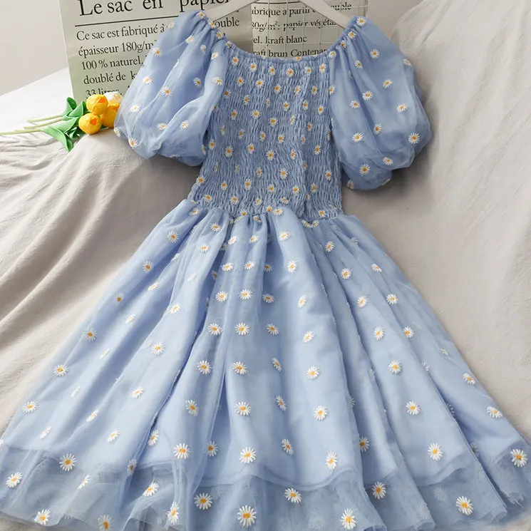 Puff Sleeve Daisy Dress Maxct