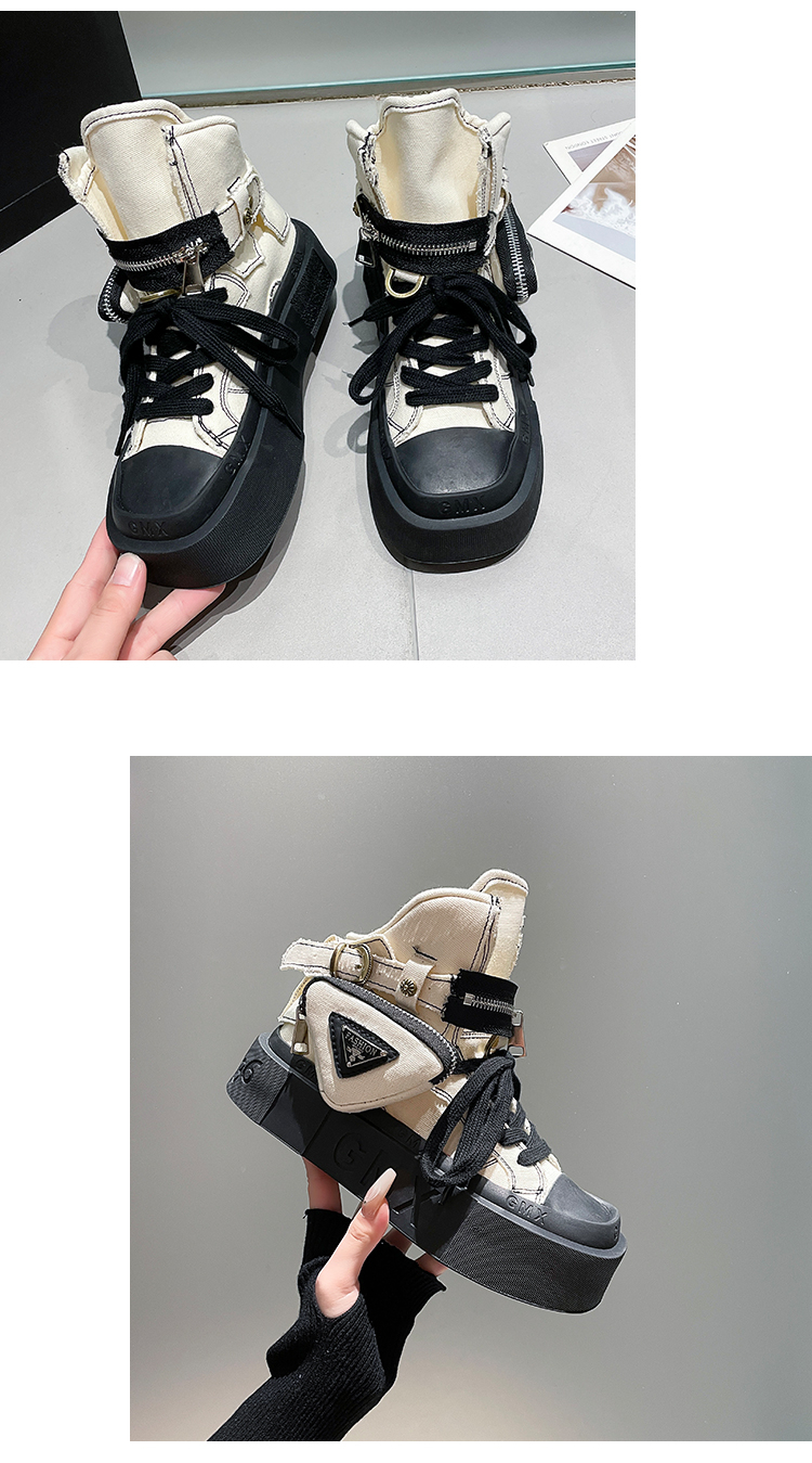 Ankle Boots Denim Platform Luxury for Women