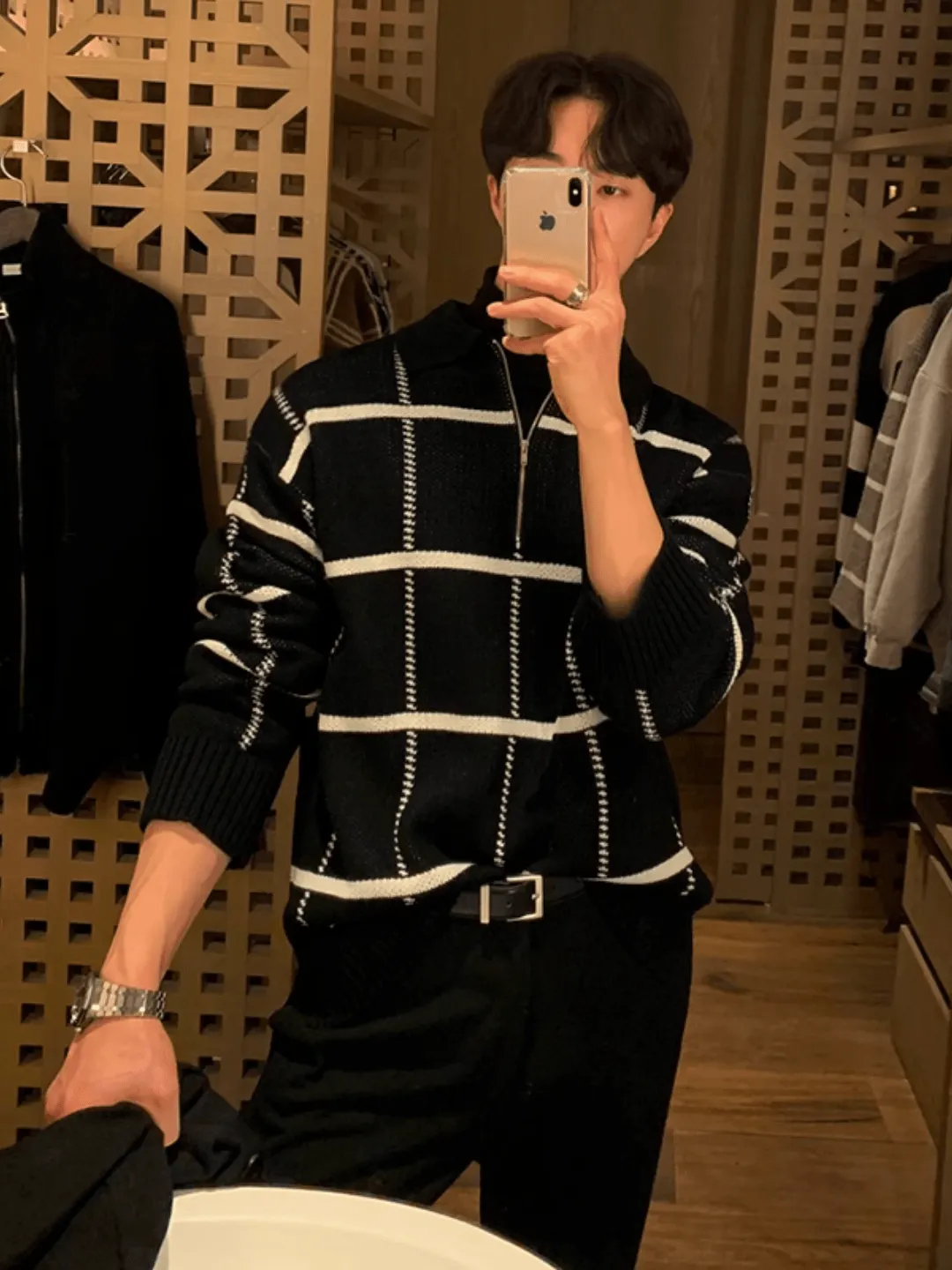 Maxct [Mrcyc] Plaid Sweater Na630