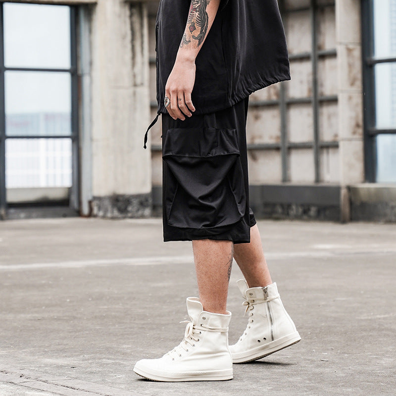 Maxct Large Pocket Loose Casual Shorts
